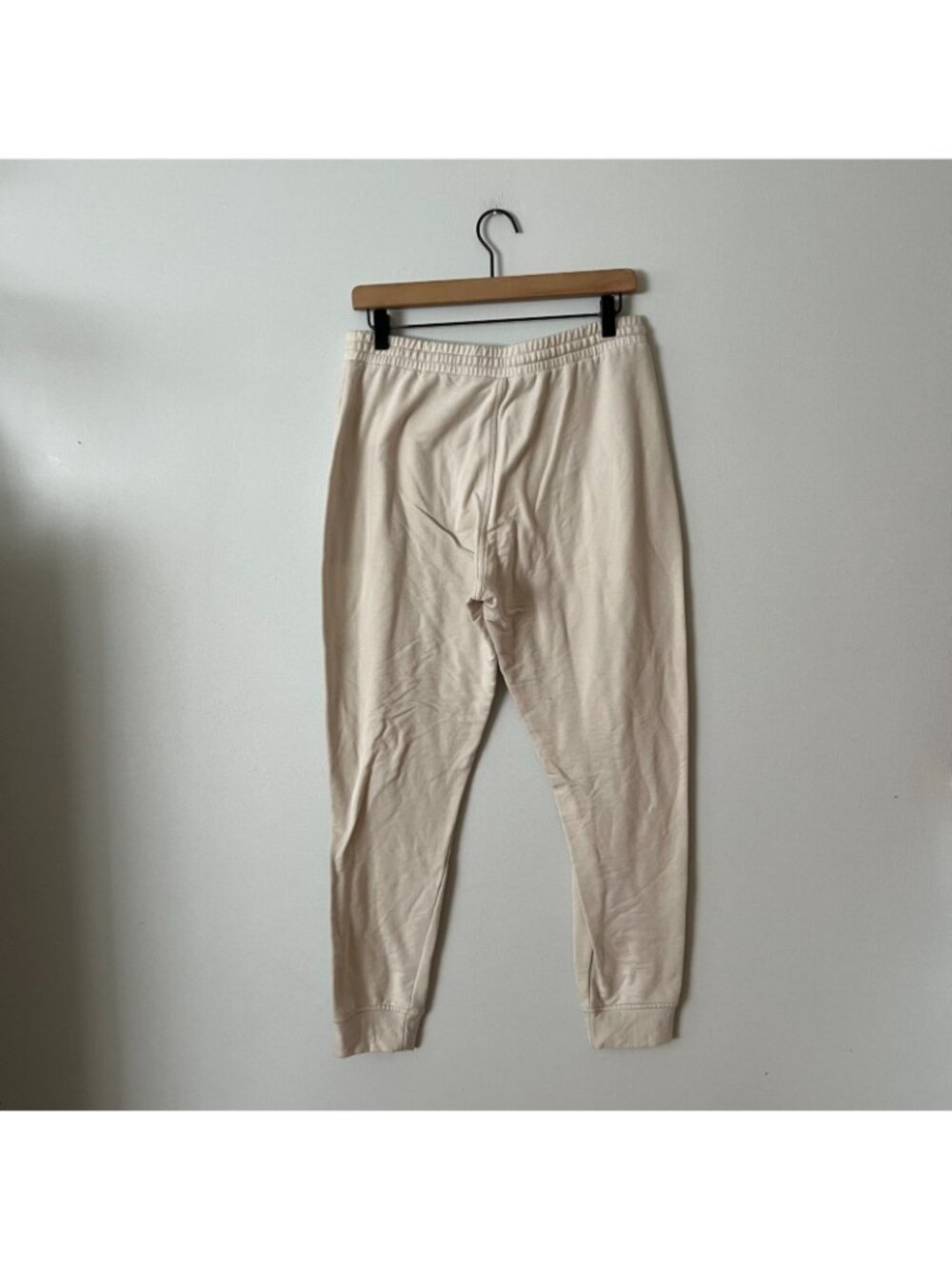 Quince SuperSoft Fleece Joggers Off-White Women's Size Medium - Picture 6 of 10